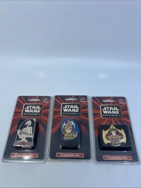Star Wars Episode 1 Collectible Pins By Applause Anakin Queen Amidala